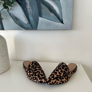 Leopard Print Women's Mules